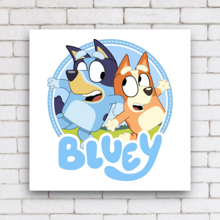 Cuadro Bluey 30x30