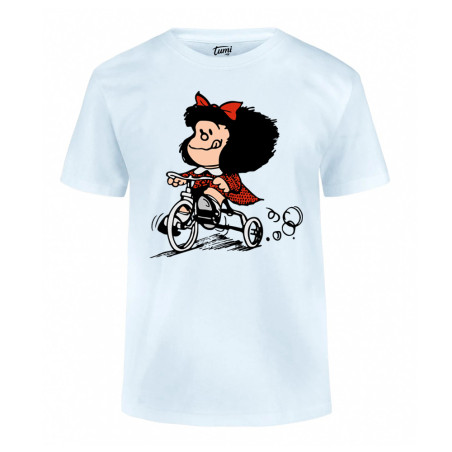 Remera Mafalda Triciclo