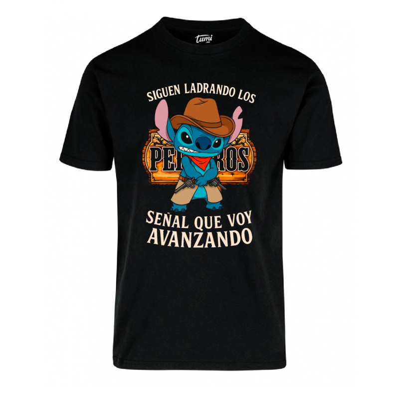 Remera Infantil Stitch Avanzando