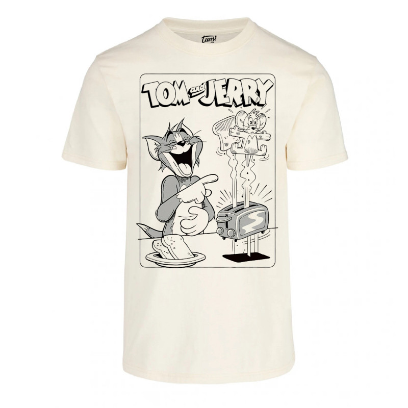 Remera Tom y Jerry Tostada