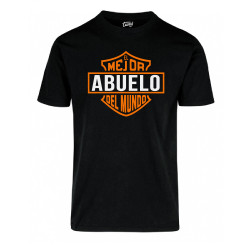 Remera El Mejor Abuelo del Mundo Harley